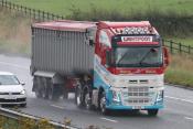 Volvo FH Southbound M6 01/08/2014.