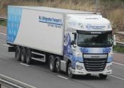 DAF XF Southbound M6 02/04/2014.