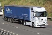 Mercedes Actros Mega E5 Southbound M6 08 /10/2012.