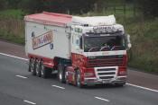 Daf Xf Northbound M6 14/10/2011.