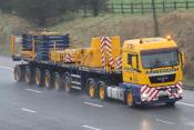 MAN Cat 3 Northbound M6 24/01/2012.