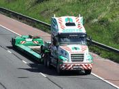 Bonnetted Iveco Southbound M6 16/06/2010.