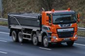 DAF CF tipper M6 22/11/2016.