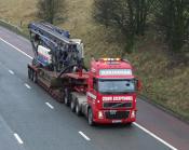 Volvo Stgo Cat 3 Southbound M6 27/01/2010.