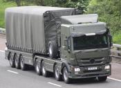 Army Vehicle Northbound M6 09/05/2011.