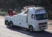 Volvo FH16 550 Wrecker M6 02/03/2011.