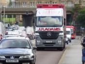 Trucks Across The Tyne Bridge.14-709