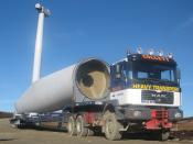 Turbine Blade Arrives On Site At Scout Moor Wind Farm