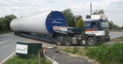 Turbine Tower Section Delivery
