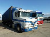 Yj03 Ctx Scania 164l 580hp. @ Ulceby Truck Stop