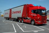 Scania,  Owens Freight,  Auckland.