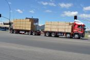 ERF  EC14,  Honeycombe Log Transport,  Mt Maunganui