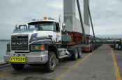 Scania And Mecrcedes Moving E-crane
