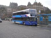 Lothian Airport Bus, Waverley Bridge, Edinburgh
