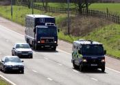 Green And Blue Convoy