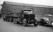 Scammel Constructor R.e And Tasker 20ton Low Loader With Fowler Mk. 7 Bulldozer