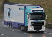 DAF XF Southbound M6 01/01/2014