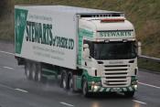 Scania R480 Southbound M6 01/01/2014.