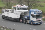 Scania 124L 470 Northbound M6 03/04/2014.