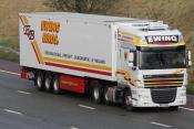 DAF 105 XF Southbound M6 04/02/2013.
