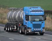 Scania R Cab V8 Southbound M6 07/01/2014.