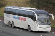 National Express Coach M6 08/02/2013.