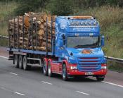 Scania T Cab Southbound M6 08/10/2013.