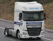 DAF XF Northbound M6 11/02/2014.