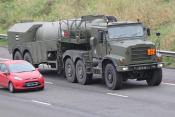 RAF Oshkosh # DH 19 AB Southbound M6 11/10/2012.