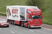 Scania R580 V8 Topline M6 17/04/2012.