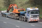 DAF 95XF Cat 3 Southbound M6 18/11/2011.