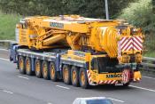 Liebherr Crane Northbound M6 19/09/2012.