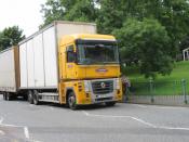 Renault Passing Through Ponteland.