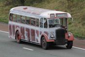 Leyland Tiger PS1 M6 Southbound 20/11/2013.