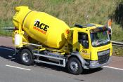 DAF LF Euro 6 280 Southbound M6 24/09/2014.