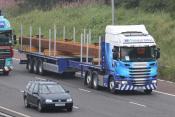 Scania R450 Southbound M6 29/07/2014.