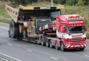 Scania Cat 3 V8 Southbound M6 29/09/2014.