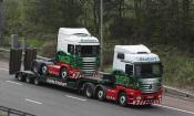 Stobart Mercedes + Scania M6 19/04/2010.