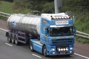 DAF XF Northbound M6 28/09/2010.