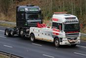 DAF CF wrecker M6 22/11/2016.