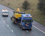 Scania Stgo Cat 3 Southbound M6 27/01/2010.