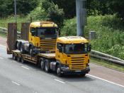 Piggy Back Scania`s M6 01/07/2009.