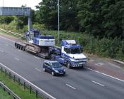 Scania T Cab Northbound M6 20/07/2009.