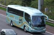 Gtl Scania Irizar Northbound M6 27/07/2009.