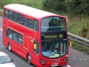 Arriva London Bus Southbound M6 21/09/2009.