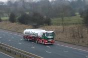 New Stobart Tanker M6 25/02/2010.