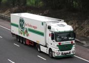 Mercedes Actros V8 Northbound M6 28/02/2011.