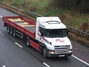 Scania T Cab Southbound M6 04/11/2009.