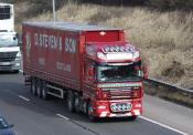 Daf Xf M6 Southbound 16/03/2010.