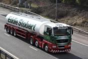Stobart M.A.N. Tanker Northbound M6 16/03/2010.